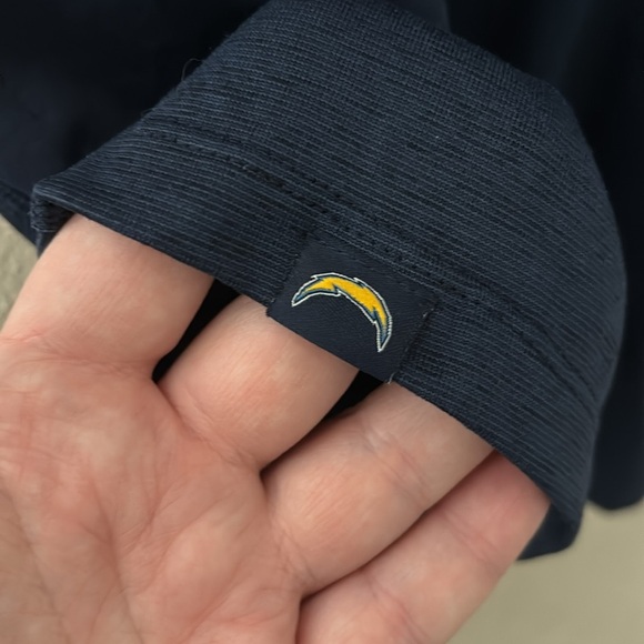 Women’s Nike Racerback Athletic Tank, NFL LA Chargers, XXL, Navy Blue - Picture 3 of 6